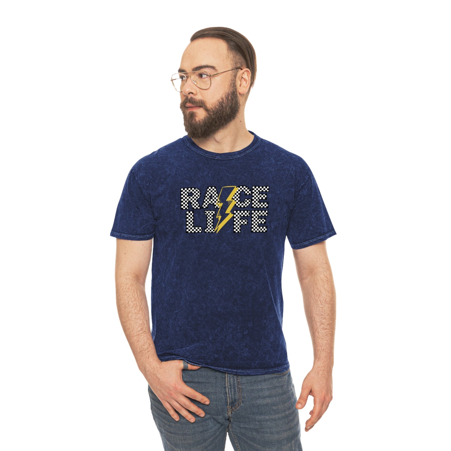 Race Life Mineral Wash T-Shirt