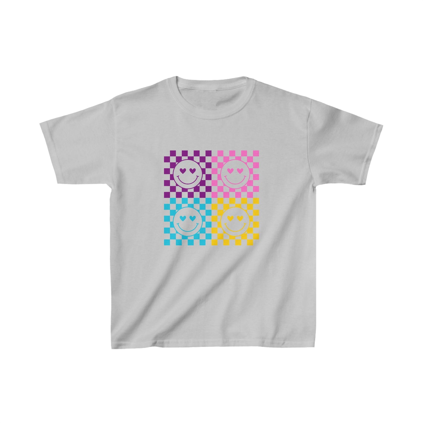 Kids Checkered Smiley