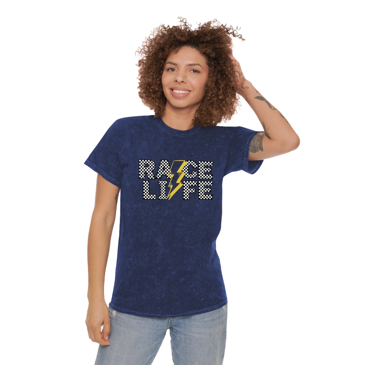 Race Life Mineral Wash T-Shirt