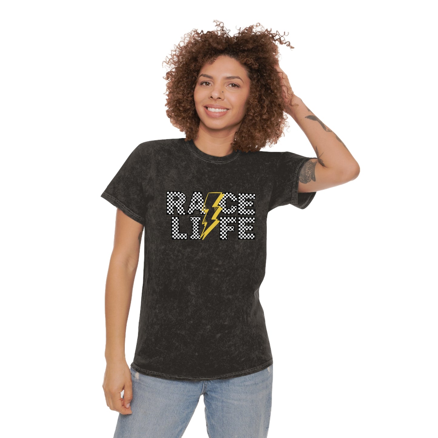 Race Life Mineral Wash T-Shirt