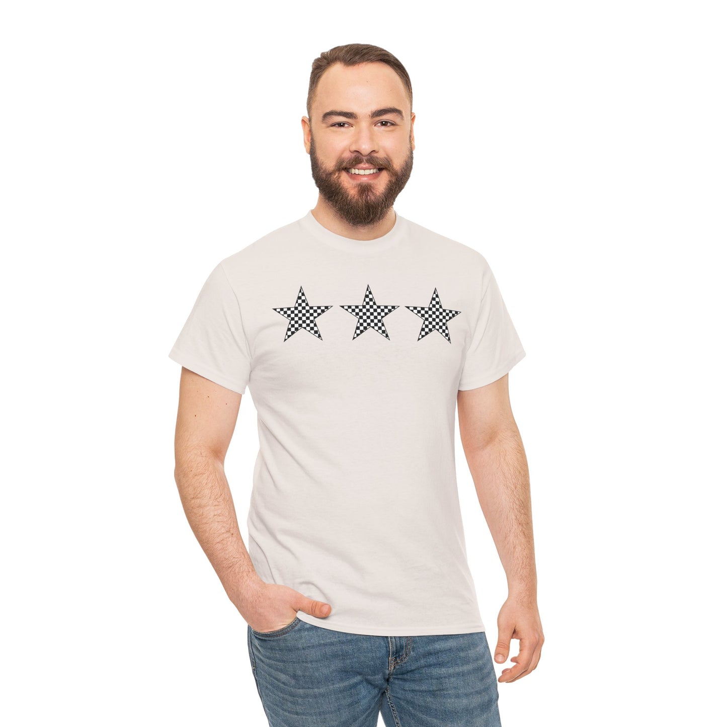 3 Star Cotton Tee