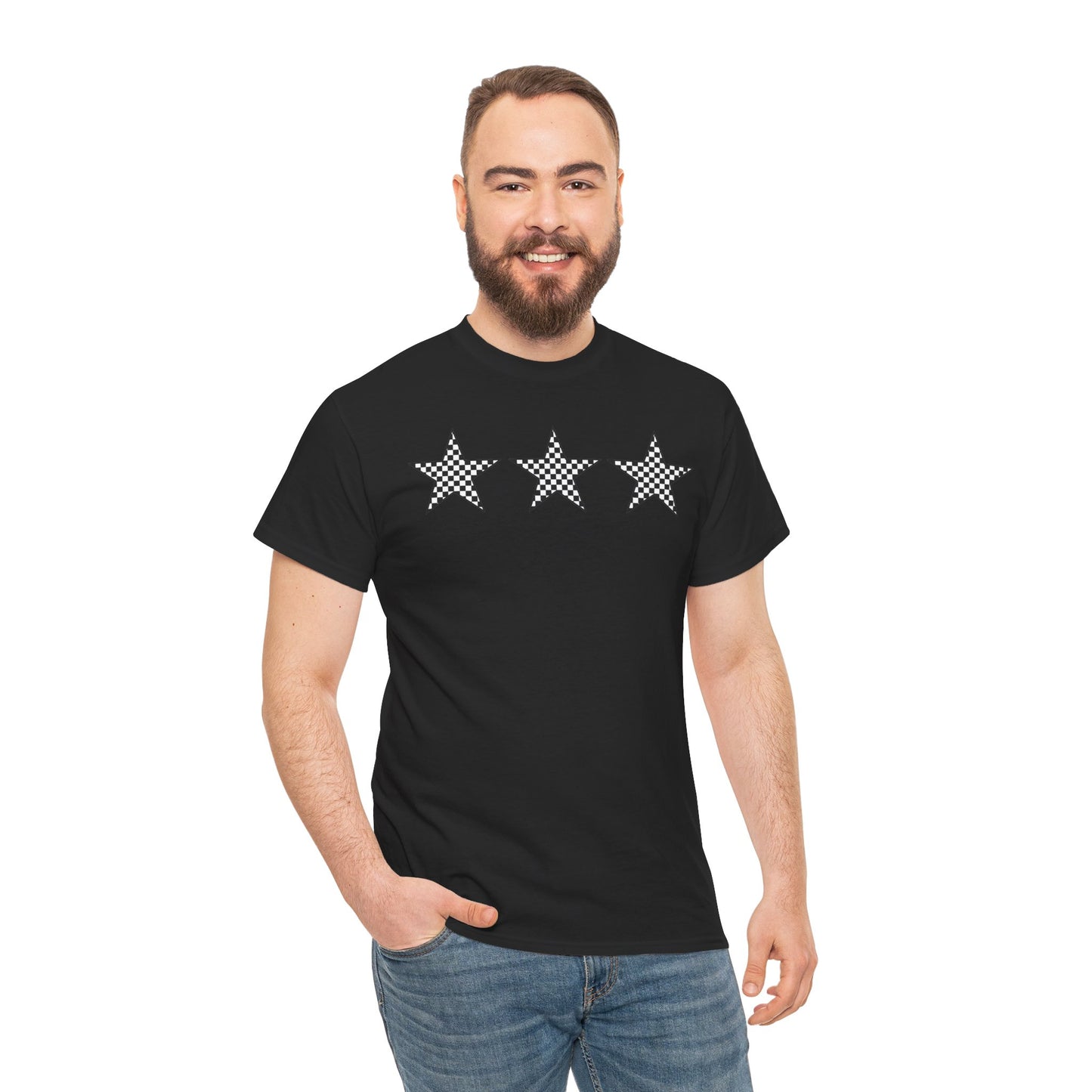 3 Star Cotton Tee