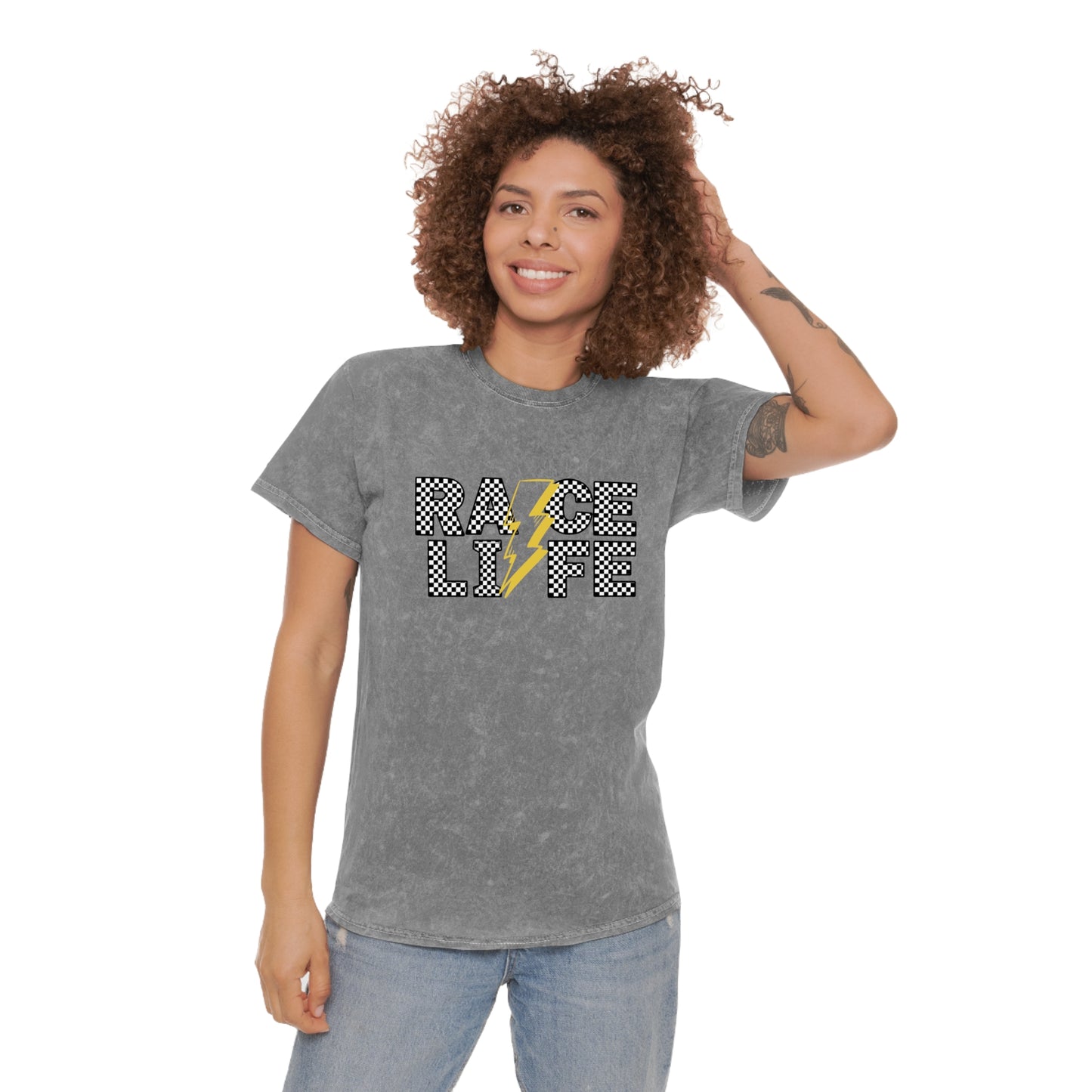 Race Life Mineral Wash T-Shirt