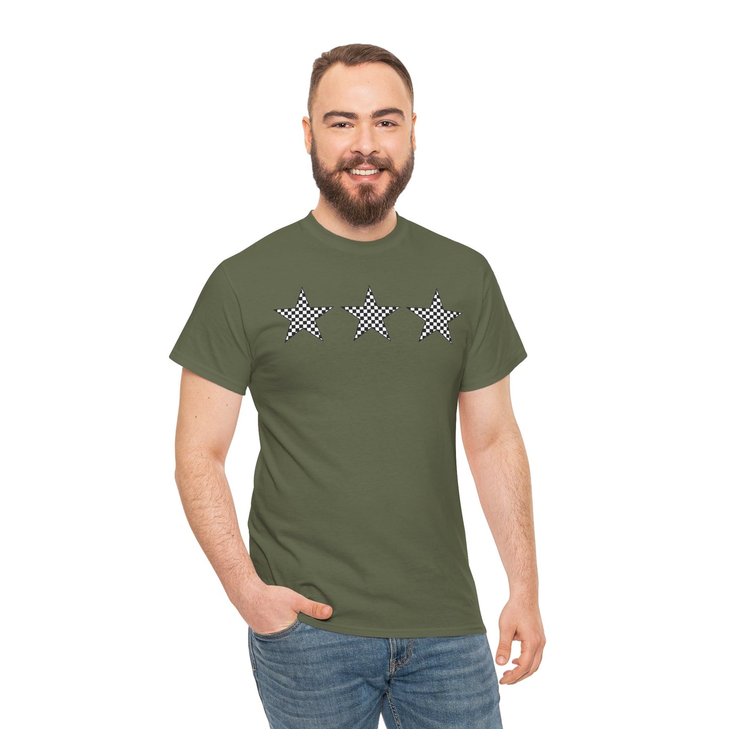 3 Star Cotton Tee