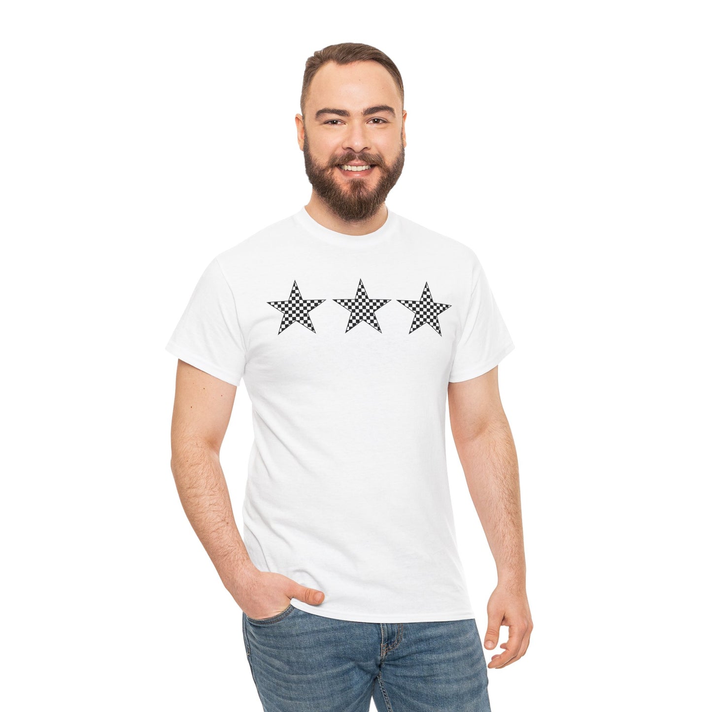 3 Star Cotton Tee